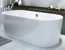 1 x Kingston Designer Modern Freestanding Bath - Perfect For The Modern Home - Will Enhance Any
