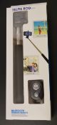 1 x Monopod Z07-1 Extendable MobilePhone Selfie Stick With Bluetooth Wireless Remote - Brand New