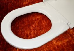 5 x Vogue Cosmos Modern White Soft Close Toilet Seat and Cover Top Fixing - Brand New Boxed