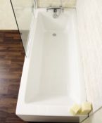 1 x Dovcor Tolima 1700 x 750 Double Ended Acrylic Bath - D.001.003.DE - Corensis Finish - High