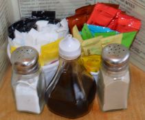 33 x Sets of Salt, Pepper, Vinegar and Ramikin Pots - 127 Items Included - Large Collection Suitable