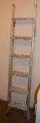 1 x Set of Step Ladders - 6 Tread - Hight 190 cms - CL078 - Location: Poulton Le Fylde,
