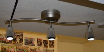 4 x Ikea Virsbo Ceiling Lights With 3 LED Spotlights - 240v - CL078 - Location: Poulton Le Fylde,