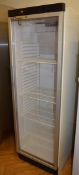 1 x Derby Upright Display Chiller - H184 x W59 x D60 cms - 240v Plug - Poulton Le Fylde, Lancashire,