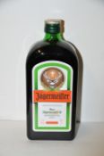 1 x Jagermeister Herb Liqueur - 70cl Bottle - Opened, Near Full, UK Bar Stock - 35% Volume - CL103 -