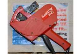 1 x Sato Samark 26 Hand Held Labeller - Includes 45,000 Price Labels - Brand New Boxed Stock - Ideal