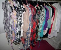 63 x Items Of Assorted Women's Clothing – Box431 – Includes Tops, Dresses & Shirts - Sizes Range