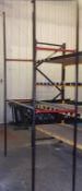 2 x Bays Of Interlocking Hanging Garment Railing / Dress Racking - 10ft Tall - Pre-used In Good