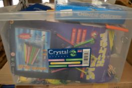 1 x Tub Of Assorted Toys & Games - A Mix of Boxed And Loose Items - See Pictures For Further