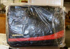 10 x Air 2000 Faux Leather Shoulder Bags - Black & Red - Unused Stock - With Shoulder Straps -Ref: