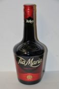 1 x Tia Maria Dark Liqueur - 70cl Bottle - Sealed UK Stock - 20% Volume - CL103 - Ref PAR292 -