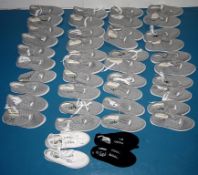 50 x Assorted Pairs Of Girl's Footwear - Includes 28 x Pairs Of Slippers & 22 x Pairs Of Pumps –