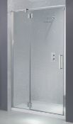1 x MANHATTAN Minimal 800mm “Alcove” Hinged Shower Door – 800 x 2005mm – RIGHT HAND – Ref: