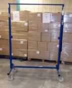 10 x Single Tier Medium Duty Clothing Rail – Pre-owned, In Good Working Condition – Supplied In Dark