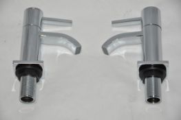 1x Set of Two Bath Taps - Used Commercial Samples – Boxed in Good Condition - Model : N01 – Plumbing
