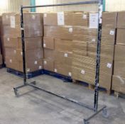 5 x Heavy Duty Clothing Rails – Pre-owned, In Good Working Condition – Supplied Various Colours -