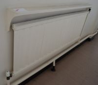 1 x Cast Iron Radiator With Radiator Shelf and Danfoss Valve - H62 x W174 cms - Ref RAD3 2F -