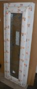 1 x Job Worth Doing Glazed UPVC Window Frame - Small Size Suitable For Toilets etc - Unused -