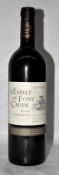 1 x Alain Chabanon - Montpeyroux - L'Esprit de Font Caude Red Wine - French Wine - Year 2003 -