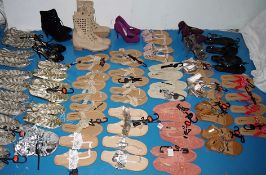 54 x Pairs Of Assorted Women's SHOES – Sizes Range From Women's 3-8 – Ref: cot 00493727 – Box287 -