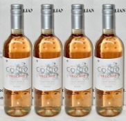 4 x Bottles of Conto Vecchio Pinot Grigio Delle Venezie Blush Wine - 75cl - 12% Volume - CL103 - Ref