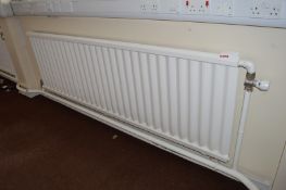 1 x Cast Iron Radiator With Danfoss Valve - H62 x W250 cms - Ref RAD8 2F - CL110 - Location: