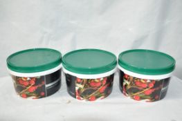 3 x Catering Tubs of 