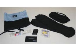 50 x British Midland (British Airways) Amenity Flight Kits - Each Includes Eye Shades, Socks,