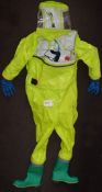 1 x Respirex Chemical Protective Clothing Suite - One Piece Gas Tight Chemical Protective Suit For U