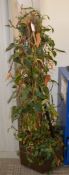 1 x Potted Plant Pot With Plant - Large Size - Ideal For The Home or Office - Approx Height 157 cm -