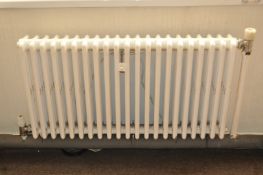 1 x Vintage Cast Iron 21 Section Radiator - H56 x W115 cms - Ref L62 1F - CL110 - NO VAT ON THE