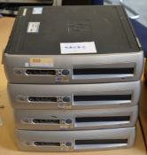 4 x HP Small Form Factor Desktop Computer - Intel Pentium 4 2.8ghz - Between 512mb Ram - HARD DISK