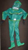 1 x Respirex Respiratory Protective Clothing Training Suit PRPS - One Piece Gas Tight Chemical Prote