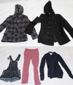 Approx 50 x Items of Quality Girls Clothing – Box2504 – Includes Jeans, Coats, Tops, Dungarees –