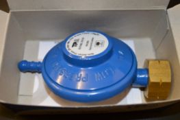 4 x TPA LR2108 Low-pressure Gas Bottle Regulators -  29m Bar - Fits 4.5 Kg Gas Bottles - Unused