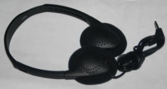 130 x Sets of Virgin Atlantic Earphones / Headphones With 3.5mm Jack Plugs - Brand New Stock -