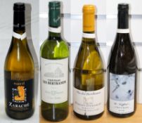 4 x Various Bottles Of Wine - Includes Chateau Les Bertrands, Robert Denogent, Chenin Blanc &