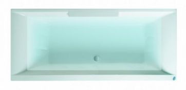 1 x Vogue Bathrooms Casoli 1800x800mm Double Ended Inset Acrylic Bath - Stylish Modern Design -