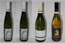 4 x Various Bottles of Wine - Josmeyer Alsace,  Touraine Sauvignon, Passetti Zarache - W1018/1017/