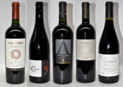 5 x Various Bottles Of Wine - Includes Caliterra Tributo, Malvasia Salento, Tramin Sudtirol Lagrein,