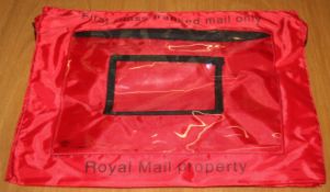 400 x Royal Mail Posting Bags - 35 x 37 cms - Red Postage Bags with Zippers. Ideal For Businesses,