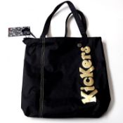 40 x Kickers Shopper Bags - Colour: Black and Gold - Ref: 88B - CL008 - Location: Bury BL9 - New
