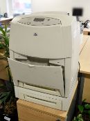 1 x HP Workgroup Colour Laserjet Printer - Model C9661A - From Working Office Environment -