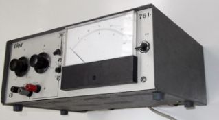 1 x Weir Bench Top Power Supply 761-1 - REF: MIT52 - Used, Item Powers Up, No Further Tests Made -