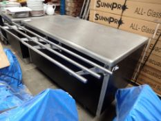 Serving Counter - On Castors For Maneuverability - Ideal For Pub Carvery, Canteens, All You Can