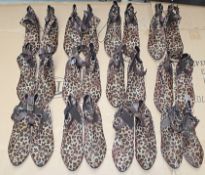 27 x Pairs Of Ladies Leopard Print Shoes - Box2612 - In Various Popular Sizes - Major Chain Store