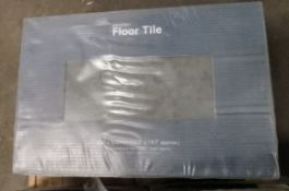 10 x Boxes of Porcelain Floor Tiles - 9 Tiles Per Box - Tile Size: 330 x 500mm - Each Box To Cover