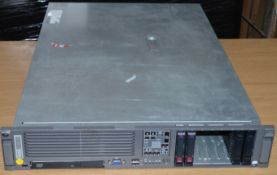 1 x HP Proliant DL380 G5 2U Rackmount File Server - Features 2 x 2.33ghz Dual Core Processors, 4gb