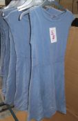 65 x  Girls Dresses – Style:  Blue Acid Cap Sleeve - Box012 – Various Sizes: Ages 8-15 - Major Chain