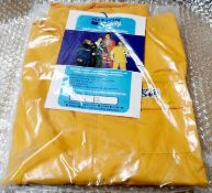 25 x Nippon Waterproof Jackets in Yellow - Size 14 - 100% Wind Proof - Brand New Stock - CL053 - Ref